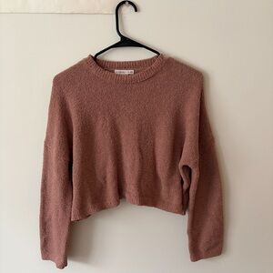 Cozy Mauve Sherpa Sweater